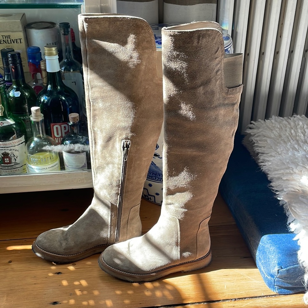 Vince suede over the knee boots